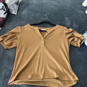 Brown shirt